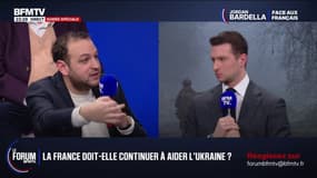 FORUM BFMTV - " Vos positionnements à l'international ne sont jamais clairs", dit Élie, avocat, à Jordan Bardella