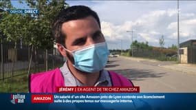 À Lyon, une manifestation contre le licenciement d'un salarié d'Amazon