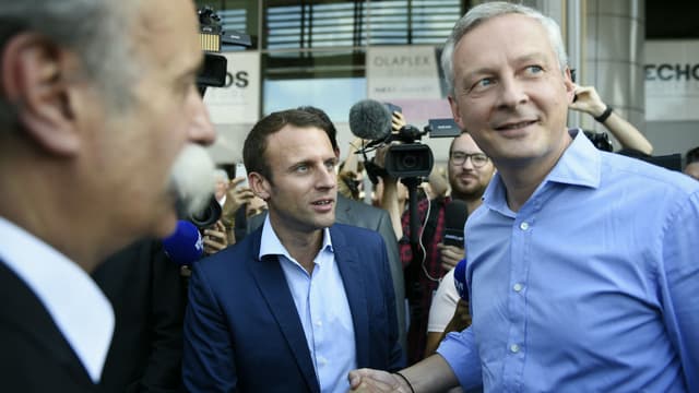 Emmanuel Macron et Bruno Le Maire