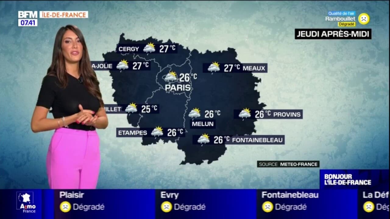Météo Paris-Île-de-France: temps calme et températures de saison ce jeudi