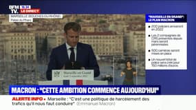 Emmanuel Macron: "Je souhaite qu'une grande consultation soit lancée auprès de tous pour penser ce 'Marseille en Grand'"
