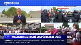 Power cut in the high school where Emmanuel Macron is expected, in Saintes