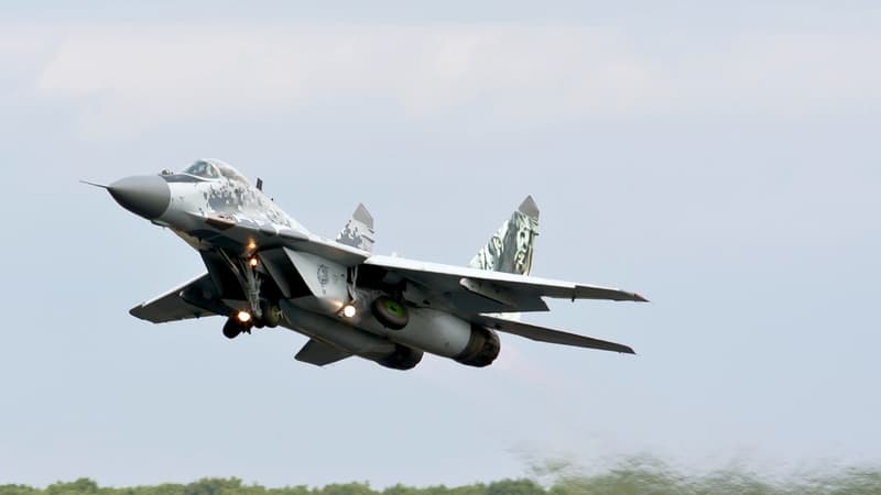 Un Mig-29 de l'armée de l'air slovaque