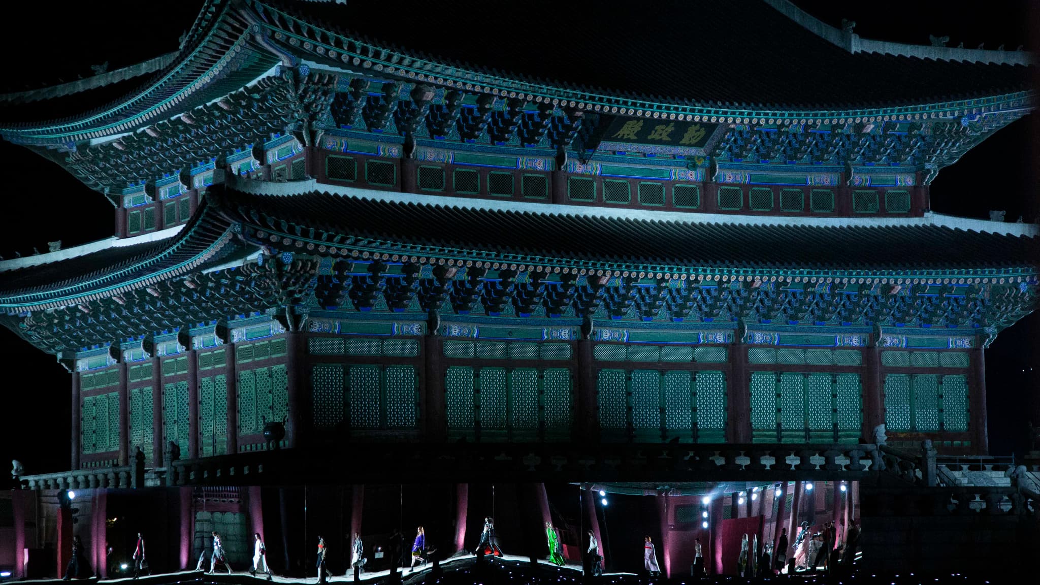 Palais de Gyeongbok - Défilé croisière Gucci 2024 Palais de Gyeongbok - Défilé croisière Gucci 2024