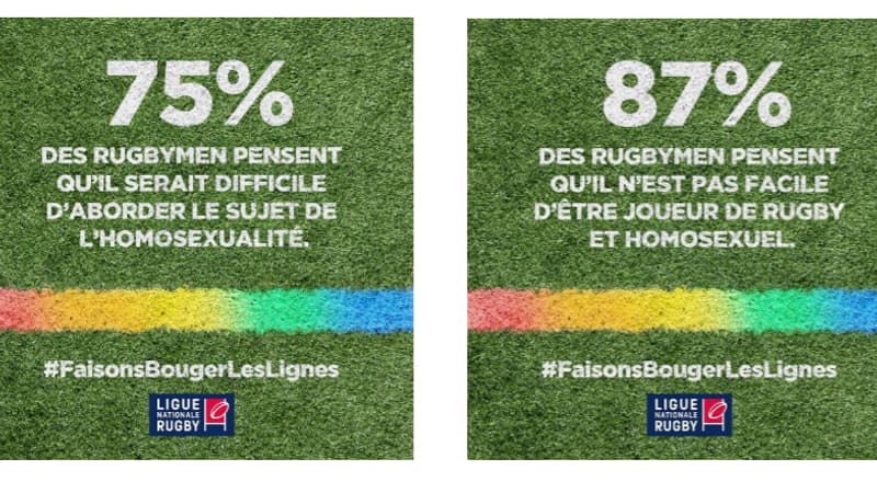 Lutte contre l’homophobie: des lignes arc-en-ciel sur les terrains de Top 14 ce week-end