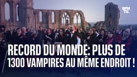 Avec 1369 personnes déguisées en vampires au même endroit, les Anglais battent un record du monde