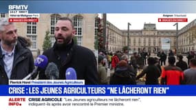 Manifestation devant le domicile d'Emmanuel Macron au Touquet: "On condamne la méthode" de la FNSEA, déclare Pierrick Horel, président des Jeunes Agriculteurs