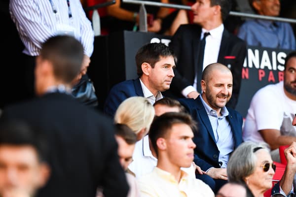 Olivier Cloarec et Florian Maurice au Roazhon Park en septembre 2022 Olivier Cloarec et Florian Maurice au Roazhon Park en septembre 2022