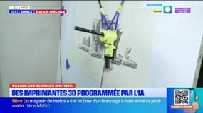 Village des sciences à Antibes : des imprimantes 3D programmée par l'IA