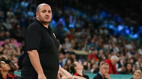 Rachid Meziane lors de la demi-finale France-Belgique aux Jeux olympiques de Paris, le 09/08/2024
