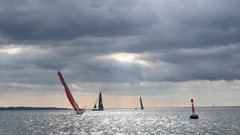 La flotte des Imoca à Lorient, avril 2024