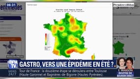 Vers une épidémie de gastro en plein mois de juillet?