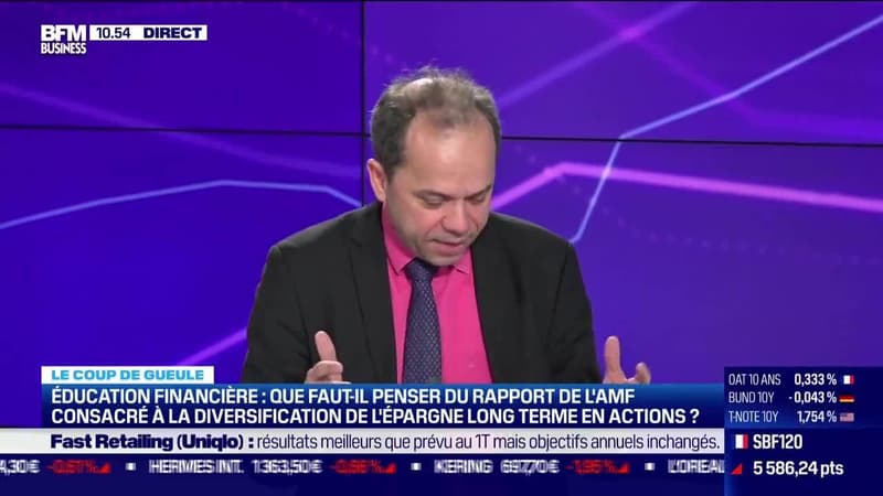 Le coup de gueule de Filliatre : Education financière, que faut-il penser du rapport de l'AMF ? - 13/01