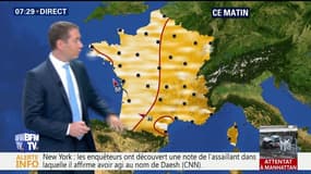 La météo pour ce mercredi 1er novembre 2017