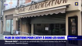 Pluie de soutiens pour Cathy à Digne-les-Bains