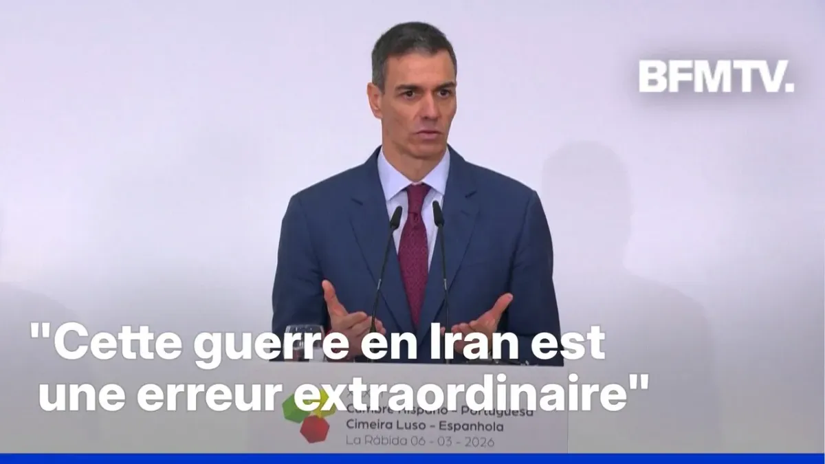 Guerre en Iran: le Premier ministre espagnol, Pedro Sánchez, rappelle la  position de l'Espagne