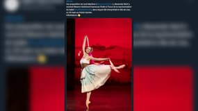 La danseuse Bleuenn Battistoni, nommée étoile du ballet de l'Opéra de Paris ce mardi 26 mars 2024.