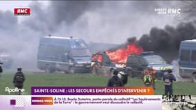 Sainte-Soline: les secours empêchés d'intervenir? 