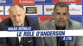 OL : Aulas détaille le rôle qu'aura Sonny Anderson