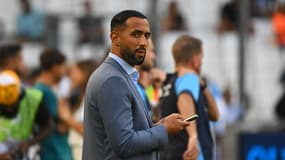 Medhi Benatia pendant un match amical de l'OM contre Séville, le 2 août 2025