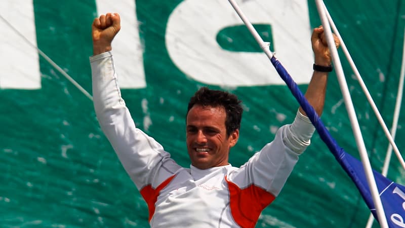 Franck Cammas, lauréat 2010 et tenant du titre de la Route du Rhum.