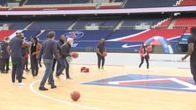 Luis Fernandez avec la fondation PSG, le 19 mai 2021