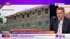 Sarkozy incarcéré à la prison de la Santé à 10h ce matin 
