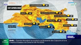 Météo Bouches-du-Rhône: une journée ensoleillée et anormalement chaude, 25°C à Marseille