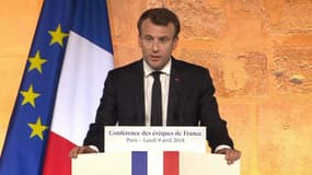 Macron veut "réparer" le lien entre l'Eglise et l'Etat, qui "s'est abîmé"