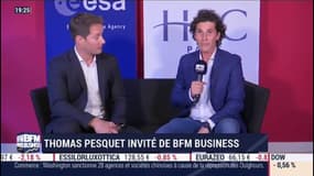 "On prépare l'avenir de l'espace européen en ce moment-même", assure Thomas Pesquet sur BFM Business