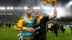 Les joueurs de l'US Quevilly