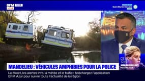 Alpes-Maritimes: la police municipale de Mandelieu équipée de 2 véhicules amphibies
