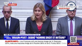 Mort de Jean-Louis Debré: Yaël Braun-Pivet salue un "homme droit, intègre, attaché au pluralisme républicain"