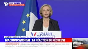 Valérie Pécresse: "Présidente de la République, j'aurai le courage de faire"