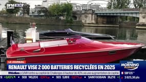 Renault vise 2000 batteries recyclées en 2025