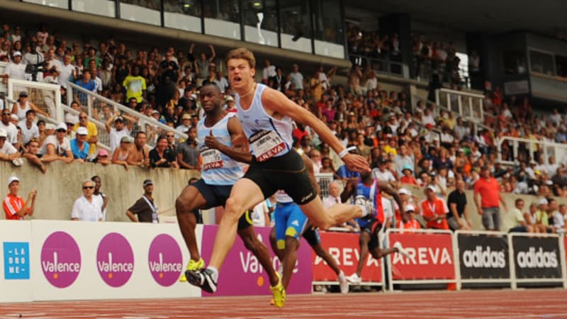 Christophe Lemaitre devance Martial Mbandjock