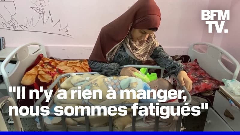À Gaza, des nourrissons victimes de malnutrition en raison du blocage de l'aide alimentaire