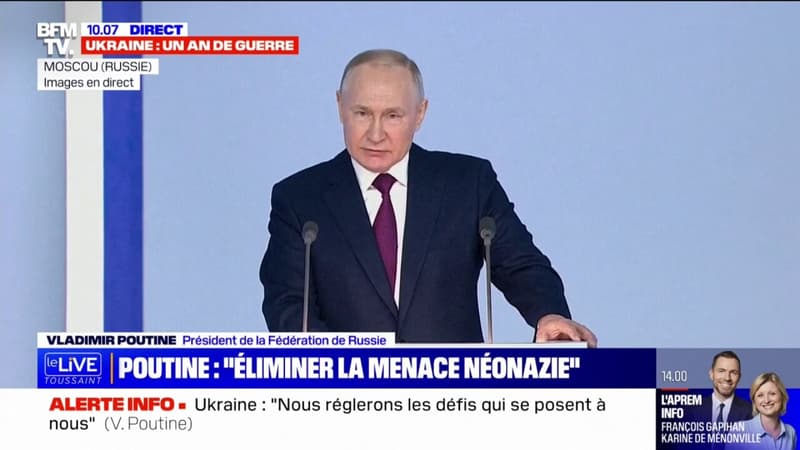 Vladimir Poutine à propos de l'Ukraine: 