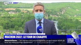 Emmanuel Macron démarre son "tour de France" dans le Lot