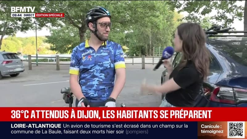 "Je suis parti à 5h15 pour chercher la fraîcheur": ce cycliste adapte sa sortie pour éviter les plus fortes chaleurs
