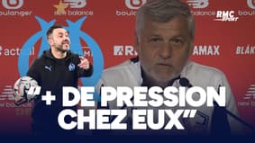 Lille - OM : "Il y a plus de pression chez eux", Genesio juge le ritiro marseillais avant le choc