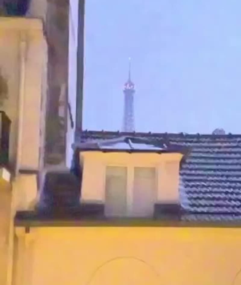 Orage Tour Eiffel Paris - Témoins BFMTV