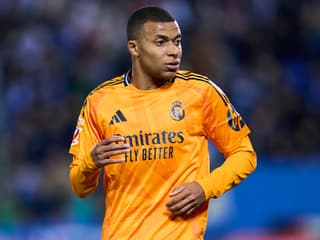 L'attaquant du Real Madrid Kylian Mbappé face à Leganés le 24 novembre 2024