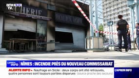 Nîmes: un incendie près du nouveau commissariat fragilise tout un quartier 