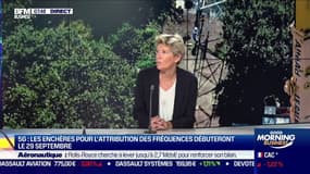 Les enchères pour l'attribution des fréquences 5G débuteront le 29 septembre: "c'est un moment important pour les opérateurs" estime Fabienne Dulac (Orange France)