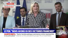 Marine Le Pen: "À la rentrée (...) nous allons pouvoir monter en puissance"