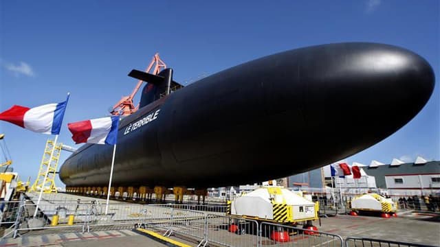 "Le Terrible" en cale sèche, à Cherbourg en 2012 (photo d'illustration)