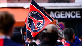 De supporters du PSG, le 7 mai 2025 à Paris