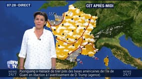 La météo pour ce mercredi 9 août 2017