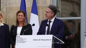 "L'écologie n'a pas besoin de gourous ou de donneurs de leçons, elle a besoin de gens qui font", réagit Christophe Béchu (ministre sortant de la Transition écologique)